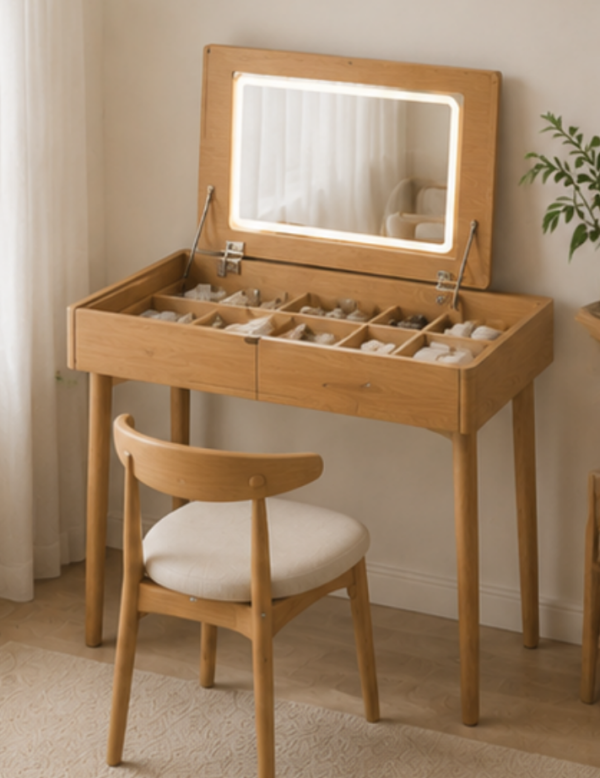 Flip Top Storage Dressing Table